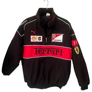 Ferrari Scuderia Vintage F1 Racing Team Jkt Puma Shell UPS Bridgestone. Mens XL